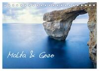 Malta & Gozo (Tischkalender 2025 DIN A5 quer), CALVENDO Monatskalender