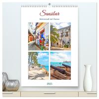 Sansibar - Küstenstadt mit Charme (hochwertiger Premium Wandkalender 2025 DIN A2 hoch), Kunstdruck in Hochglanz