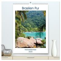 Brasilien pur - Naturerlebnisse (hochwertiger Premium Wandkalender 2025 DIN A2 hoch), Kunstdruck in Hochglanz