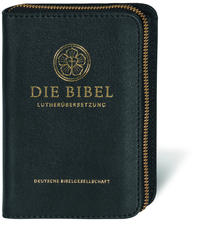 Lutherbibel - Senfkorn Lederausgabe mit Goldschnitt und Reißverschluss