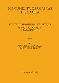 Die Admonitio generalis Karls des Großen