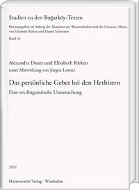 Das persönliche Gebet bei den Hethitern