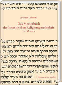 Das Memorbuch der Israelitischen Religionsgesellschaft zu Mainz