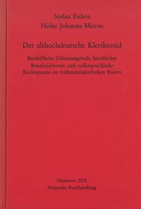 Der althochdeutsche Klerikereid