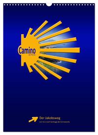 Camino del Norte (Wandkalender 2025 DIN A3 hoch), CALVENDO Monatskalender