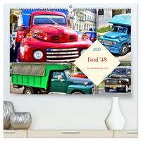 Ford '48 - Der erste Nachkriegs-Truck (hochwertiger Premium Wandkalender 2025 DIN A2 quer), Kunstdruck in Hochglanz