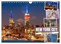 NEW YORK CITY Urbane Magie (Wandkalender 2025 DIN A4 quer), CALVENDO Monatskalender