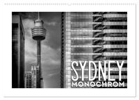 SYDNEY Monochrom (Wandkalender 2025 DIN A2 quer), CALVENDO Monatskalender