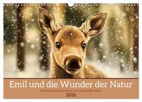 Emil und die Wunder der Natur (Wandkalender 2026 DIN A3 quer), CALVENDO Monatskalender