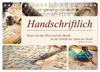 Handschriftlich (Tischkalender 2026 DIN A5 quer), CALVENDO Monatskalender