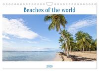 Beaches of the world (Wall Calendar 2026 DIN A4 landscape), CALVENDO 12 Month Wall Calendar