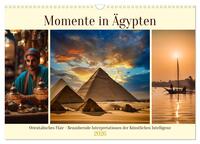 Momente in Ägypten (Wandkalender 2026 DIN A3 quer), CALVENDO Monatskalender
