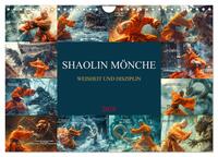 Shaolin Mönche - Weisheit und Disziplin (Wandkalender 2026 DIN A4 quer), CALVENDO Monatskalender