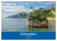 Dalmatien - Stille Orte (Tischkalender 2026 DIN A5 quer), CALVENDO Monatskalender