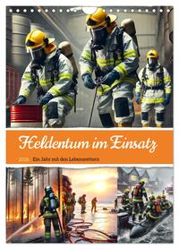Heldentum im Einsatz - Ein Jahr mit den Lebensrettern (Wandkalender 2026 DIN A4 hoch), CALVENDO Monatskalender