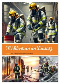 Heldentum im Einsatz - Ein Jahr mit den Lebensrettern (Wandkalender 2026 DIN A3 hoch), CALVENDO Monatskalender