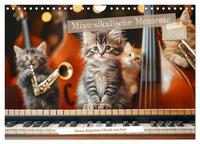 Miau-sikalische Momente (Wandkalender 2026 DIN A4 quer), CALVENDO Monatskalender