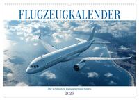 Flugzeugkalender - Die schönsten Passagiermaschinen (Wandkalender 2026 DIN A2 quer), CALVENDO Monatskalender