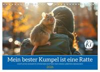 Mein bester Kumpel ist eine Ratte (Wandkalender 2026 DIN A4 quer), CALVENDO Monatskalender