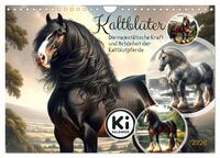 Kaltblüter - Die majestätische Kraft und Schönheit der Kaltblutpferde (Wandkalender 2026 DIN A4 quer), CALVENDO Monatskalender