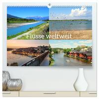 Flüsse weltweit (hochwertiger Premium Wandkalender 2026 DIN A2 quer), Kunstdruck in Hochglanz