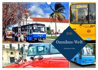 Omnibus-Welt - Autobusse in Kuba (Wandkalender 2026 DIN A3 quer), CALVENDO Monatskalender