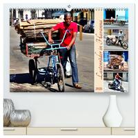Lastenräder in Havanna (hochwertiger Premium Wandkalender 2026 DIN A2 quer), Kunstdruck in Hochglanz