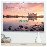Heimat und Ferne, ein Jahr in Bildern (hochwertiger Premium Wandkalender 2026 DIN A2 quer), Kunstdruck in Hochglanz