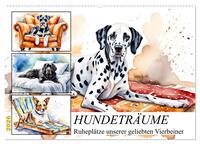 Hundeträume (Wandkalender 2026 DIN A2 quer), CALVENDO Monatskalender