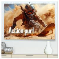 Action pur - atemberaubende Hobbys (hochwertiger Premium Wandkalender 2026 DIN A2 quer), Kunstdruck in Hochglanz