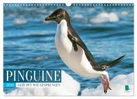 Pinguine: Gehupft wie gesprungen (Wandkalender 2026 DIN A3 quer), CALVENDO Monatskalender