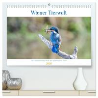 Wiener Tierwelt (hochwertiger Premium Wandkalender 2026 DIN A2 quer), Kunstdruck in Hochglanz
