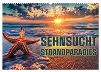 Sehnsucht Strandparadies (Wandkalender 2026 DIN A3 quer), CALVENDO Monatskalender