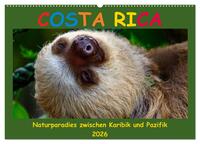 Costa Rica - Naturparadies zwischen Karibik und Pazifik (Wandkalender 2026 DIN A2 quer), CALVENDO Monatskalender