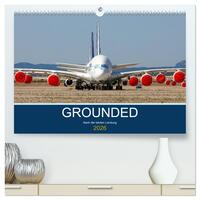 GROUNDED (hochwertiger Premium Wandkalender 2026 DIN A2 quer), Kunstdruck in Hochglanz