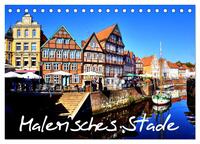 Malerisches Stade (Tischkalender 2026 DIN A5 quer), CALVENDO Monatskalender