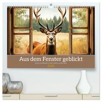 Aus dem Fenster geblickt (hochwertiger Premium Wandkalender 2026 DIN A2 quer), Kunstdruck in Hochglanz