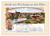 Gruß aus Freiburg an der Elbe (Wandkalender 2026 DIN A2 quer), CALVENDO Monatskalender