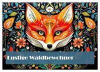 Lustige Waldtiere (Wandkalender 2026 DIN A2 quer), CALVENDO Monatskalender