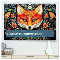 Lustige Waldtiere (hochwertiger Premium Wandkalender 2026 DIN A2 quer), Kunstdruck in Hochglanz