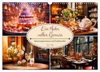 Ein Jahr voller Genuss (Wandkalender 2026 DIN A3 quer), CALVENDO Monatskalender