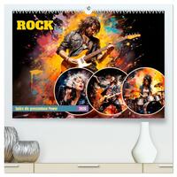 ROCK Spüre die grenzenlose Power (hochwertiger Premium Wandkalender 2026 DIN A2 quer), Kunstdruck in Hochglanz