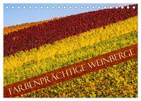 Farbenprächtige Weinberge (Tischkalender 2026 DIN A5 quer), CALVENDO Monatskalender