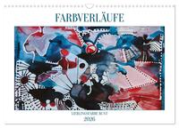 Farbverläufe Lieblingsfarbe Bunt (Wandkalender 2026 DIN A3 quer), CALVENDO Monatskalender