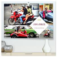 JAWA BIKER - Ein Motorrad der CSSR in Kuba (hochwertiger Premium Wandkalender 2026 DIN A2 quer), Kunstdruck in Hochglanz