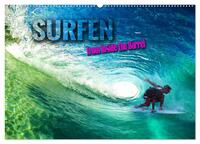 Surfen - from Inside the Barrel (Wandkalender 2026 DIN A2 quer), CALVENDO Monatskalender