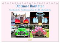 Oldtimer Raritäten - Amerkanische Traditionsmarken des 20. Jahrhunderts (Tischkalender 2026 DIN A5 quer), CALVENDO Monatskalender