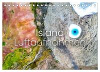 Island Luftaufnahmen (Tischkalender 2026 DIN A5 quer), CALVENDO Monatskalender