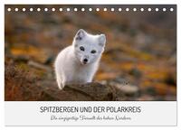 Spitzbergen und der Polarkreis (Tischkalender 2026 DIN A5 quer), CALVENDO Monatskalender