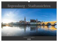 Regensburg - Stadtansichten (Wandkalender 2026 DIN A2 quer), CALVENDO Monatskalender